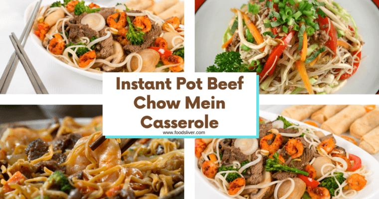 Instant Pot Beef Chow Mein Casserole